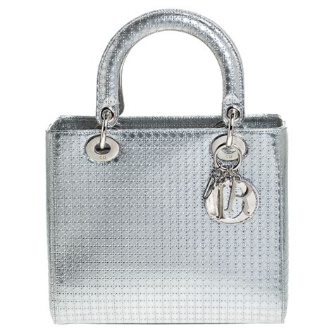 lady dior metallic silver|Dior lady price.